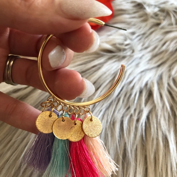Boho Tassel Earrings - Picture 8 of 8